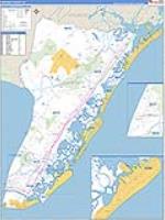 Cape May, Nj Carrier Route Wall Map